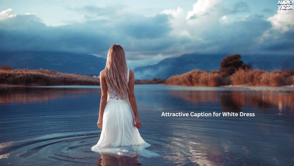 Attractive-Caption-for-White-Dress