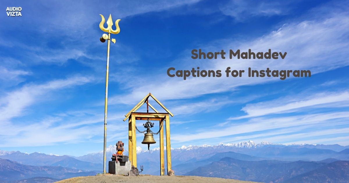 Short Mahadev Captions for Instagram