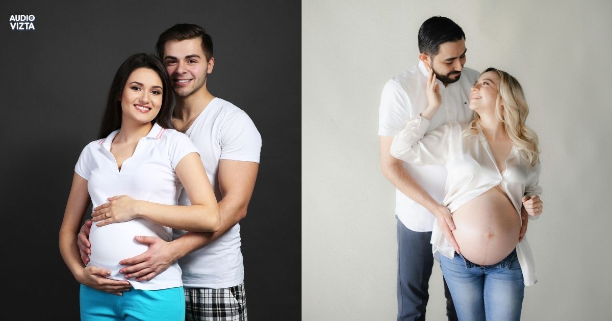 Couple Maternity Photo Captions